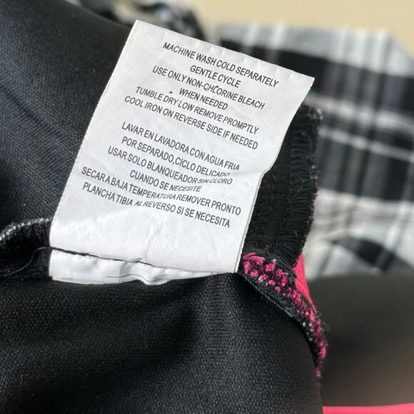 Y2k Plaid Tie Back Halter Babydoll Dress Scene Goth Party Emo Punk Princess 9 - Picture 7 of 8